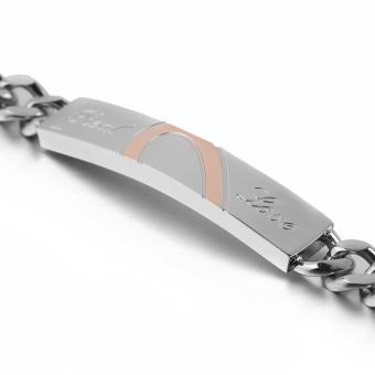 Allwin Baru Gelang Titanium Stainless Steel Untuk Pasangan Manset Bangle Bracelet Juni 2018 - 4 Allwin Baru gelang titanium stainless Steel untuk pasangan manset Bangle Bracelet - 4