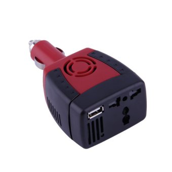 Gambar Allwin New 150 Watt Inverter Daya Mobil Charger Adaptor 12 V DC Untuk 110 V AC Adaptor 5 V