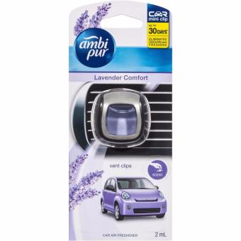 Ambi Pur Car Mini Clip Lavender Comfort 2 ml 30 Hari Pengharum Mobil