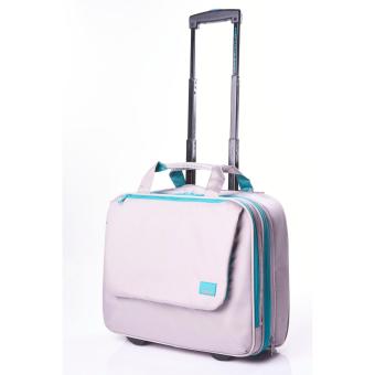 American Tourister Tas Huemix Rolling Tote - Grey/Turquoise Pebruari 2019 - 2 American Tourister Tas Huemix Rolling Tote - Grey/Turquoise - 2