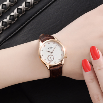 Gambar Berlian imitasi tahan air Shishang model perempuan bentuk perempuan jam tangan wanita