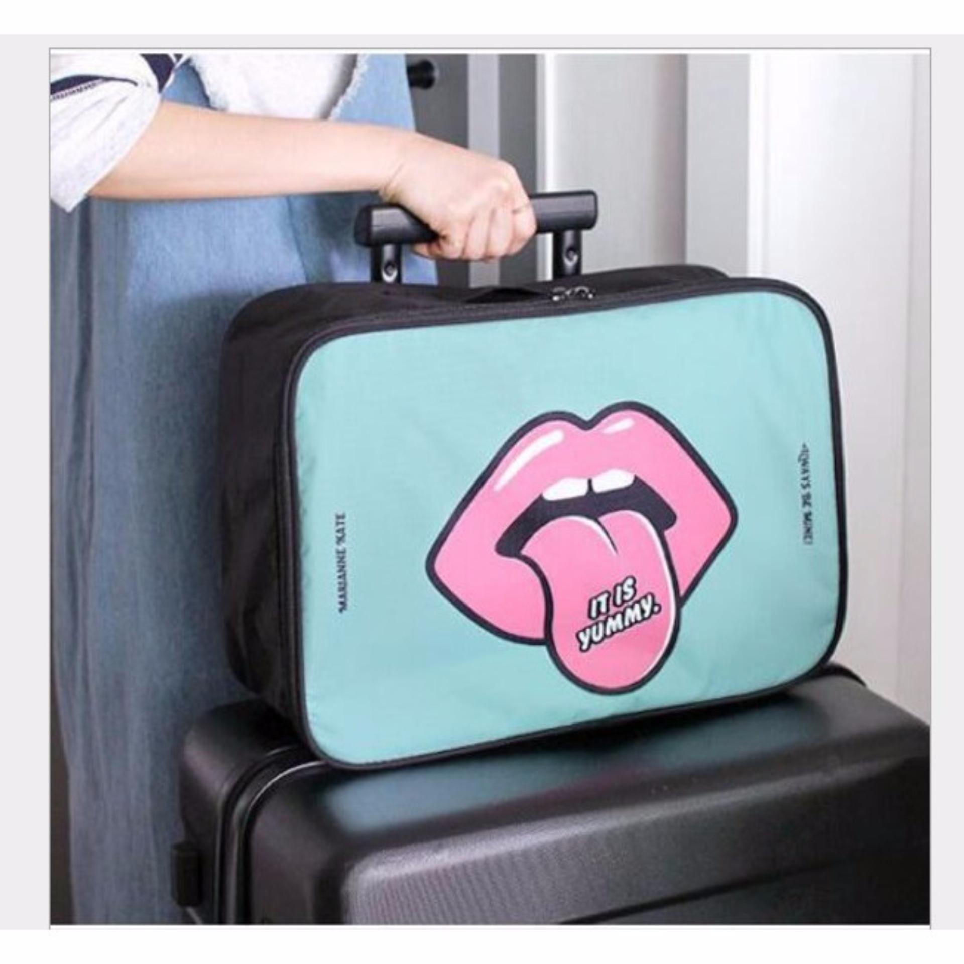 BEST LIP Travel Bag (Ukuran L)  Hand Carry Tas Lipat Koper Luggage Organizer Tenteng - TOSCA1