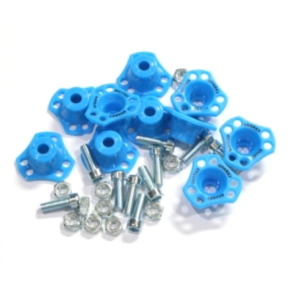 Flash Sale Best Seller MONEL SEGITIGA SHARKY BIRU MUDA (ISI 10PCS)