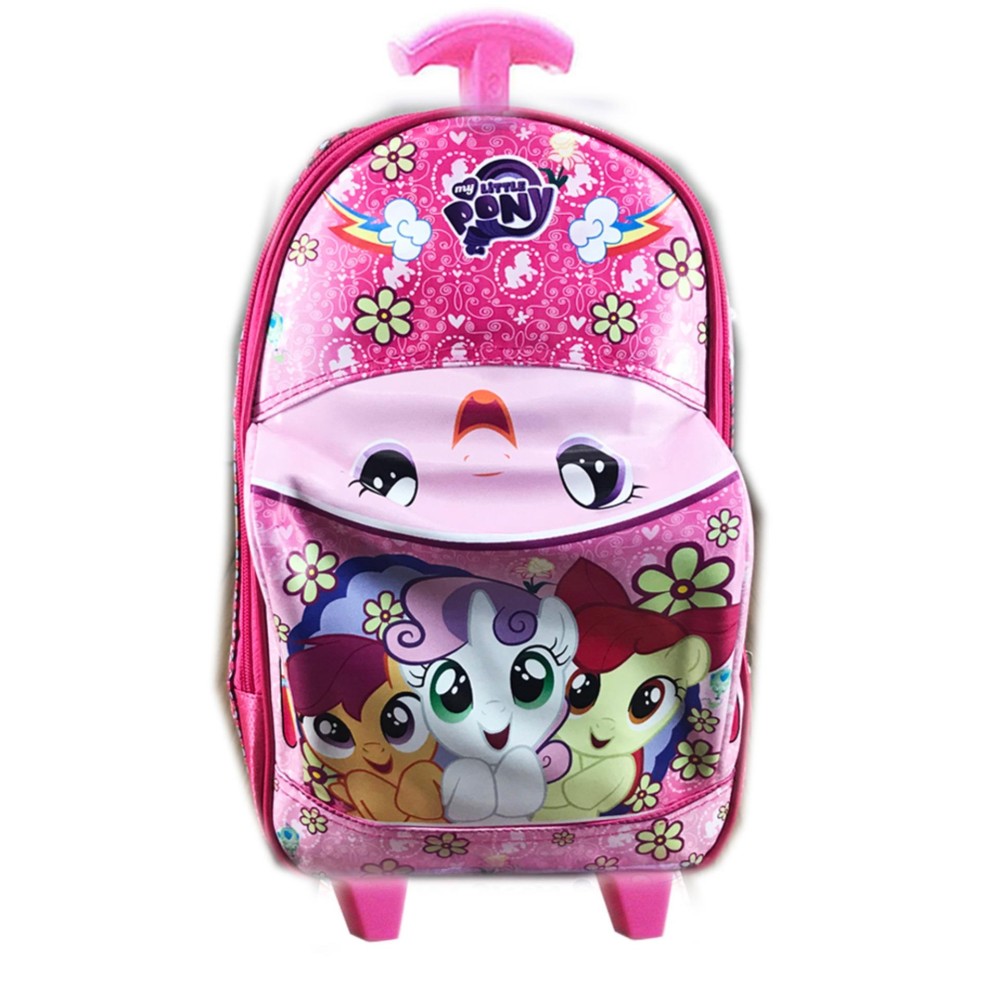 BGC Tas Troley Sekolah Anak TK Tas Mobil On The Road My Little Pony - Pink