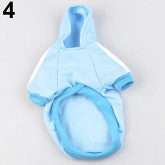 Gambar Bluelans(R) Pet Hoodie Coat Dog Jacket Winter Clothes Puppy Cat Sweater Clothing Apparel XL (Light blue)   intl