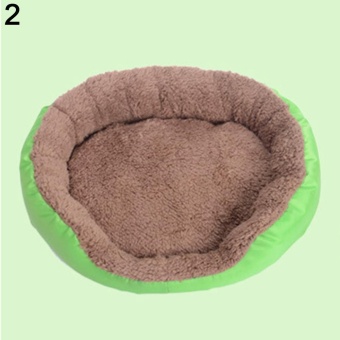 Gambar Bluelans(R) Winter Warm Soft Fleece Puppy Pet Dog Cat Large Bed House Basket Nest Mat S (Green)   intl