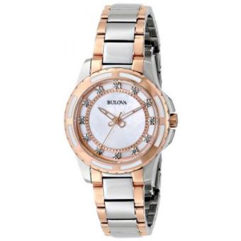 Bulova Womens 98P134 Diamond Dial Watch - intl  