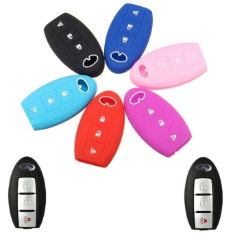 Gambar BUTTON SILICONE CAR KEY FOB COVER FIT FOR INFINITI EX FX QX JX CASEHOLDER   intl