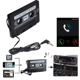 Car Cassette Casette Tape 3.5mm AUX Audio Adapter MP3 /MP4 PlayerCD For IPhone - Intl Maret 2019 - 2 Car Cassette Casette Tape 3.5mm AUX Audio Adapter MP3 /MP4 PlayerCD For iPhone - intl - 2