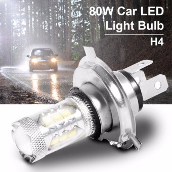 Gambar Car Super Bright White H4 80W CREE LED Driving Fog Head Light BulbLamp   intl