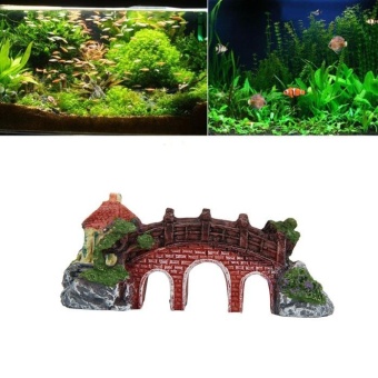 Gambar Cartoon resin castle aquariums castle decoration aquarium fish tanktower   intl