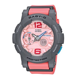 Gambar Casio Baby G BGS 180 4B2 Jam Tangan Wanita   Abu abu Pink