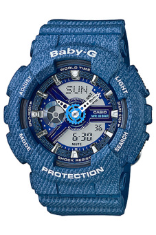 Gambar Casio Baby G Jam Wanita BA 110DC 2A2 Biru