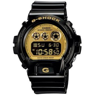 Casio G-Shock DW-6900CB-1 Jam Tangan Pria Strap Rubber Hitam Gold  