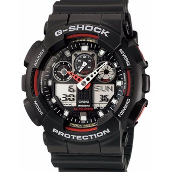 Gambar Casio G Shock GA 100 1A4 Black   intl