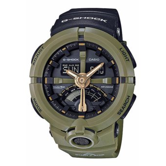 Gambar Casio G Shock GA 500P 3 1 100 Second Stopwatch Watch Green   intl