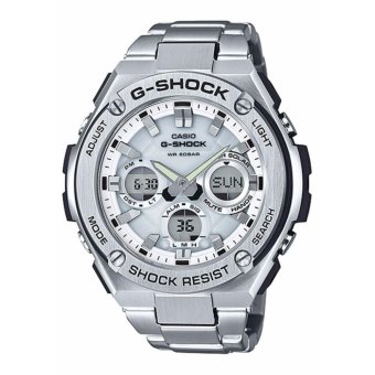 Gambar Casio G Shock GST S110D 7A 1 100 Second Stopwatch Watch Silver   intl