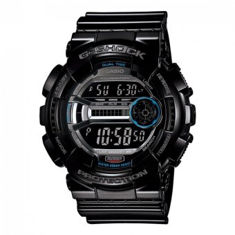 Gambar Casio G Shock Laki Laki Hitam Damar Tali Pengikat Perhiasan GD 110 1