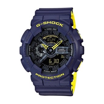 Casio G-Shock Men's Blue Resin Strap Watch GA-110LN-2A - intl  