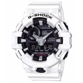Casio G-Shock Men's White Resin Strap Watch GA-700-7A - intl  