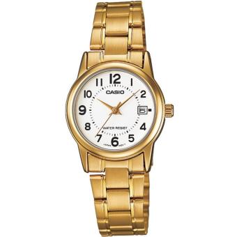 Casio Ladies' Gold Stainless Watch LTP-V002G-7BUDF  