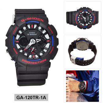 Gambar Casio Watch G SHOCK Black Resin Case Resin Strap Mens NWT + Warranty GA 120TR 1A