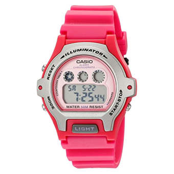 Casio Women's LW-202H-4AVCF Illuminator Pink Resin Watch (Intl)  