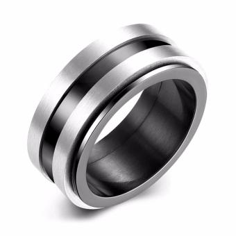 Gambar Cincin Pria Wanita Gun Black Finger Ring Stainless Steel   Cewek Cowok