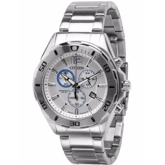 Gambar CITIZEN AN7110 56A   Chronograph   Jam Tangan Pria   Bahan Tali Stainless Steel   Silver