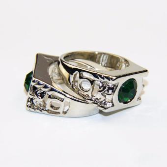 Crystal Green Lantern Ring Party Ring For Men Jewelry - Intl Juli 2018 - 4 Crystal Green Lantern Ring Party Ring For Men Jewelry - intl - 4