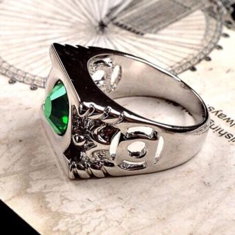 Crystal Green Lantern Ring Party Ring For Men Jewelry - Intl April 2018 - 3 Crystal Green Lantern Ring Party Ring For Men Jewelry - intl - 3