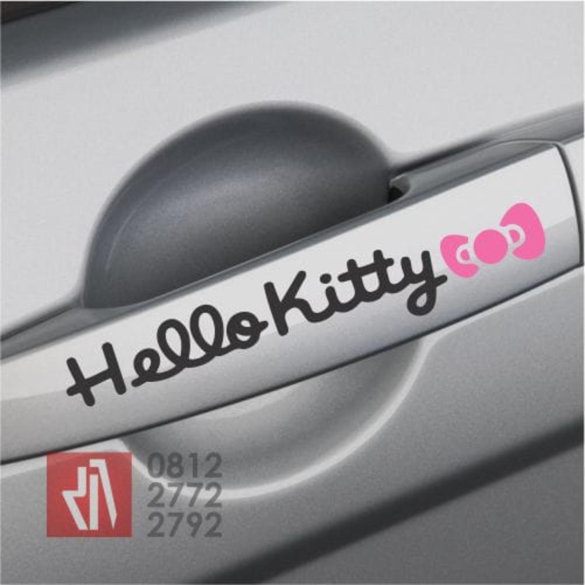 Periksa Peringkat Cutting Sticker Mobil Hello Kitty Paket 1 Murah