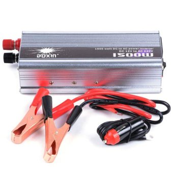 Gambar Cyber 1500W Car DC 12V to AC 220V Power Inverter Charger Converterfor Electronic New