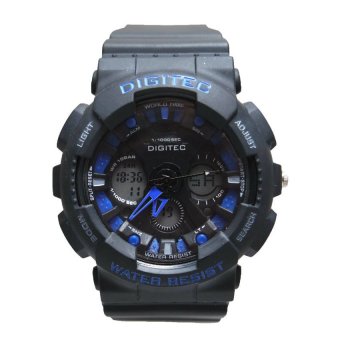 Gambar Digitec DG 2032 T   Jam Tangan Pria   Jarum Biru   Karet   Men s