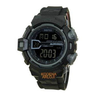 Gambar Digitec   DG2110M   Jam Tangan Pria   Strap Karet   Hitam Abu