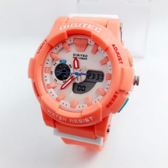 Gambar Digitec Dual Time DG2099T Jam Tangan Wanita Dualtime Rubber Strap