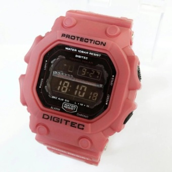 Gambar Digitec Jam tangan Pria digital Tipe DG 2012T Original Merah