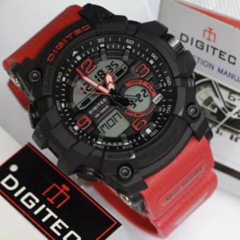 Gambar Digitec Jam Tangan Sport Dual Time DG2102T   Red