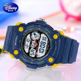 Gambar Disney Anak laki laki dual display tahan air I jam tangan