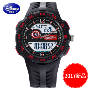 Gambar Disney Mickey anak sekolah menengah siswa I meja laki laki jam tangan