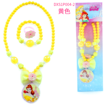 Gambar Disney Princess gadis anak anak cincin kalung