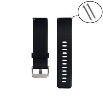 DJ Replacement Rubber Wrist Band Strap Bracelet Watchband For Fitbitblaze Watch (Black) - intl  