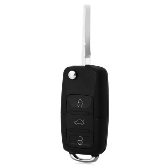 Gambar E03 Folding Car Keyless Entry Remote Key Holder 3 button Case Coverfor VW   intl