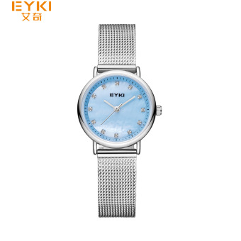 Gambar Eyki Jianyue berlian dikepang tali jam tangan waterproof jam tangan wanita