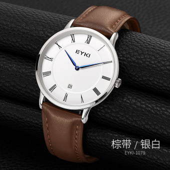 Gambar Eyki kulit pria kasual Shi Ying jam tangan