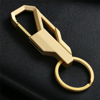 Gambar Fashion Black Car Keychain Locksmith Ring Keychain Rings Keyfob Vintage Business Style Key Ring Free and Wholesale Freight Gold   intl