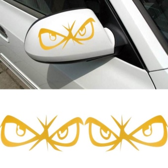 Gambar Fashion Eyes Design 3D Decoration Sticker For Car Side MirrorRearview YE   intl