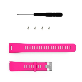 Fashion Sports Silicone Band Strap Bracelet + Tool For Garmin Vivosmart HR HOT - intl  