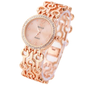 Gambar Fashion Strap Bracelet Watch Round Dial Bracelet Table Women  s Watches   intl