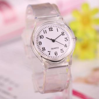 Fashion Watch - Jam Tangan Wanita dan Pria - Strap Karet - Putih - Model Swatch - FW0028White1  